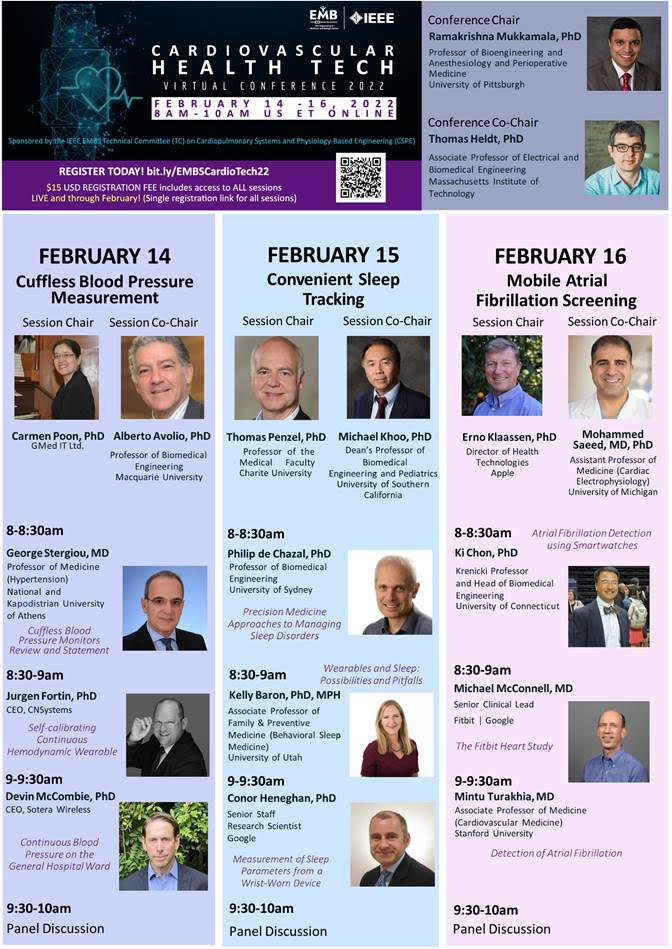 IEEE Cardiovascular Health Tech Conference Feb 2022